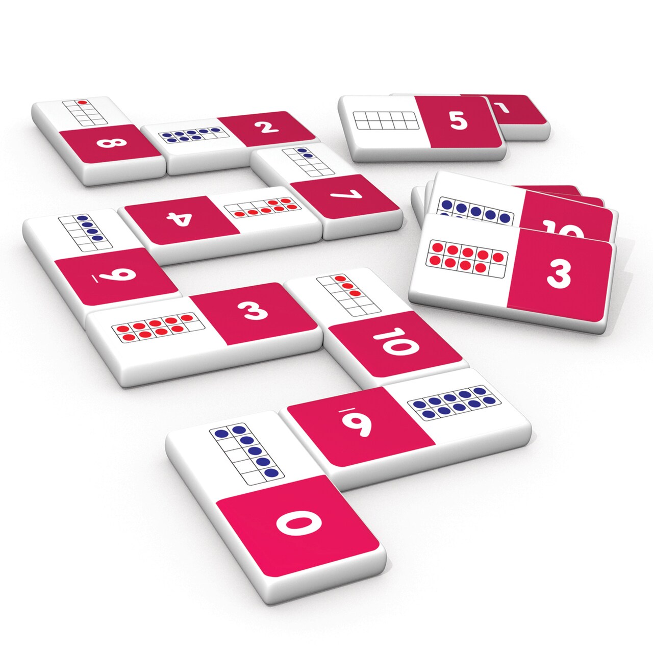 Ten Frame Dominoes Junior Learning Activity Cards for Ages 4-5 Kindergarten Learning, Math, Perfect for Home School, Educational Resources